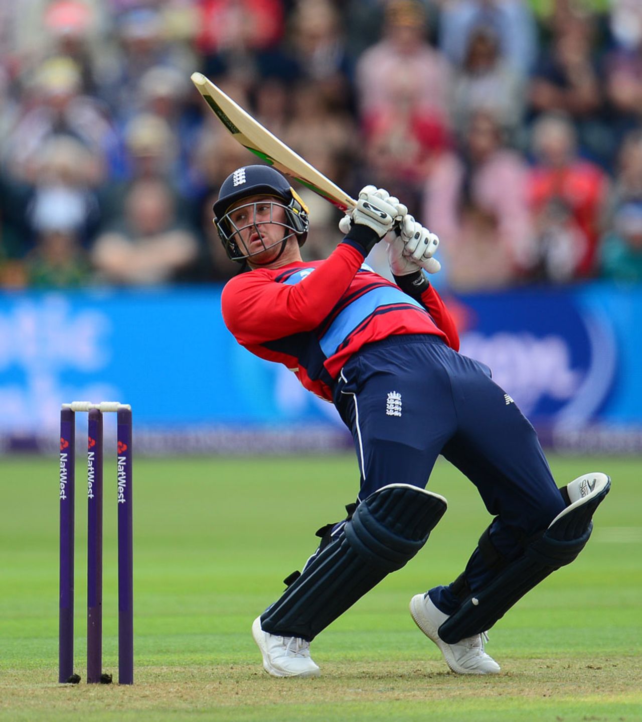 Jason Roy was caught behind attempting a ramp, England v South Africa, 3rd T20I, Cardiff, June 25, 2017