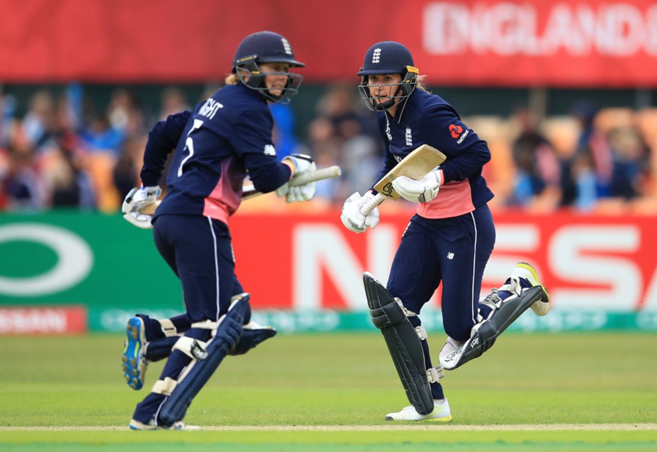 Natalie Sciver and Heather Knight struck centuries and put on a 213-run third-wicket stand, England v Pakistan, Women's World Cup, Leicester, June 27, 2017