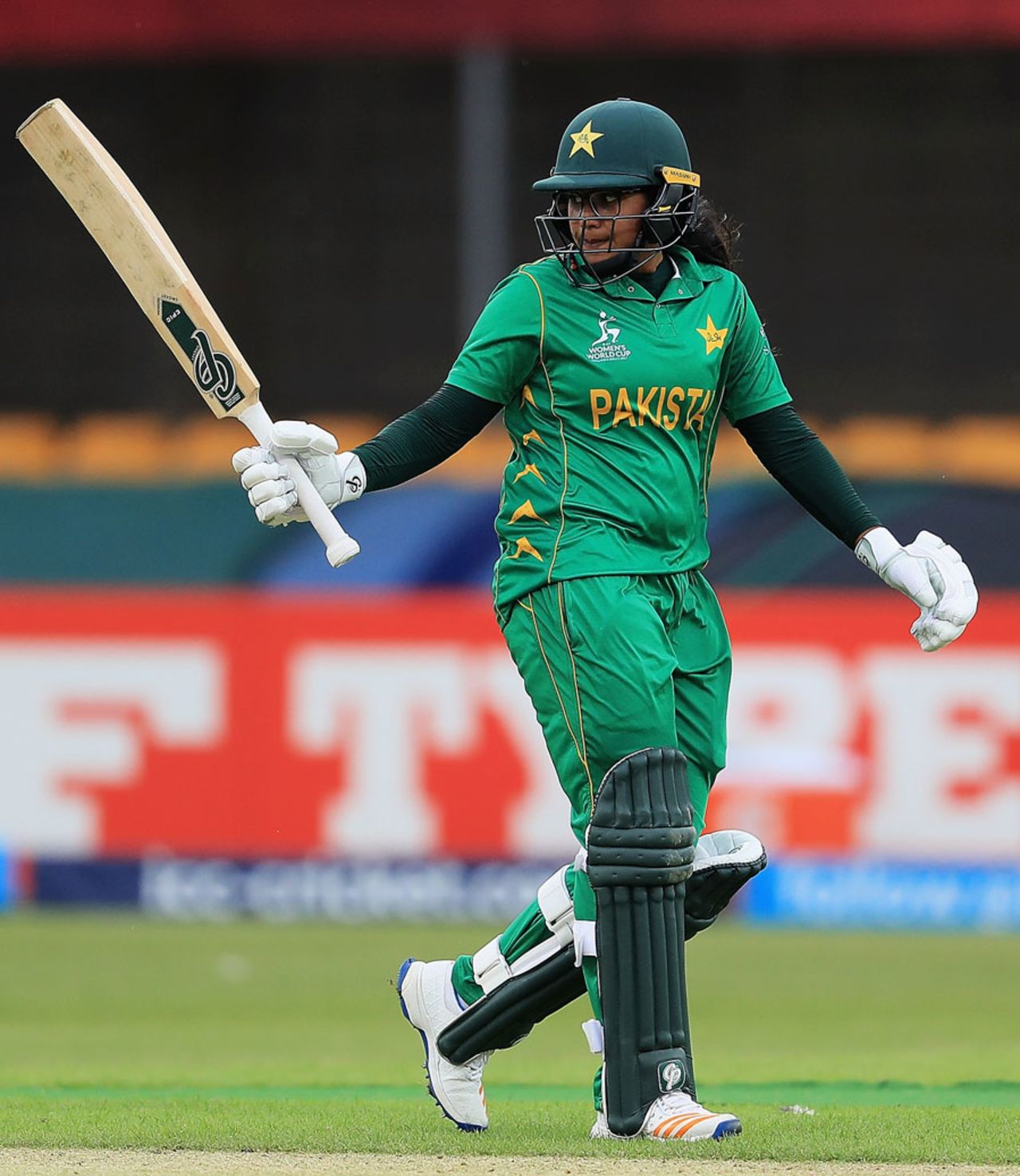Ayesha Zafar kept Pakistan afloat with a half-century, England v Pakistan, Women's World Cup, Leicester, June 27, 2017