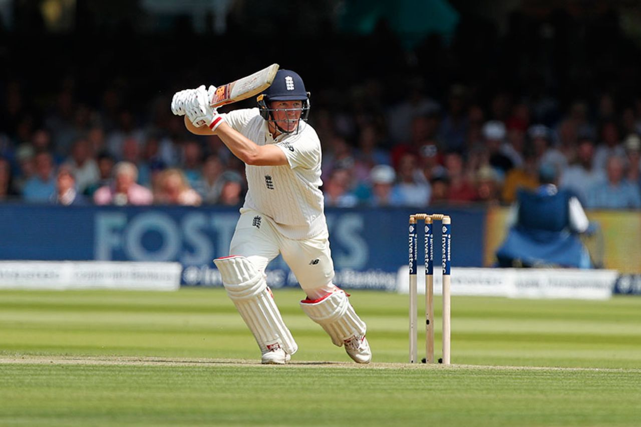 Gary Ballance drives through the off side, England v South Africa, 1st Investec Test, Lord's, 1st day, July 6, 2017