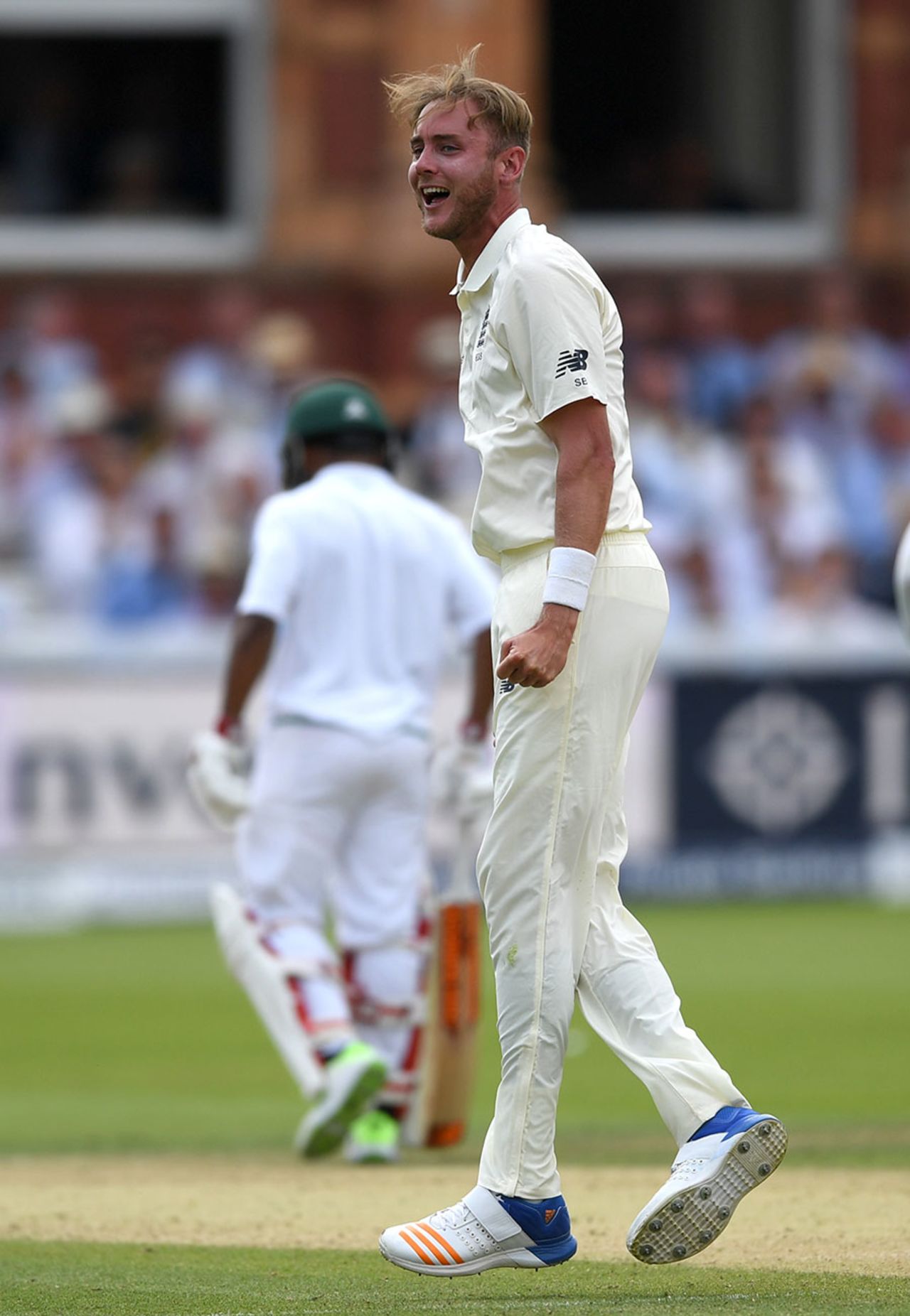 Stuart Broad trapped JP Duminy after tea, England v South Africa, 1st Investec Test, Lord's, 2nd day, July 7, 2017