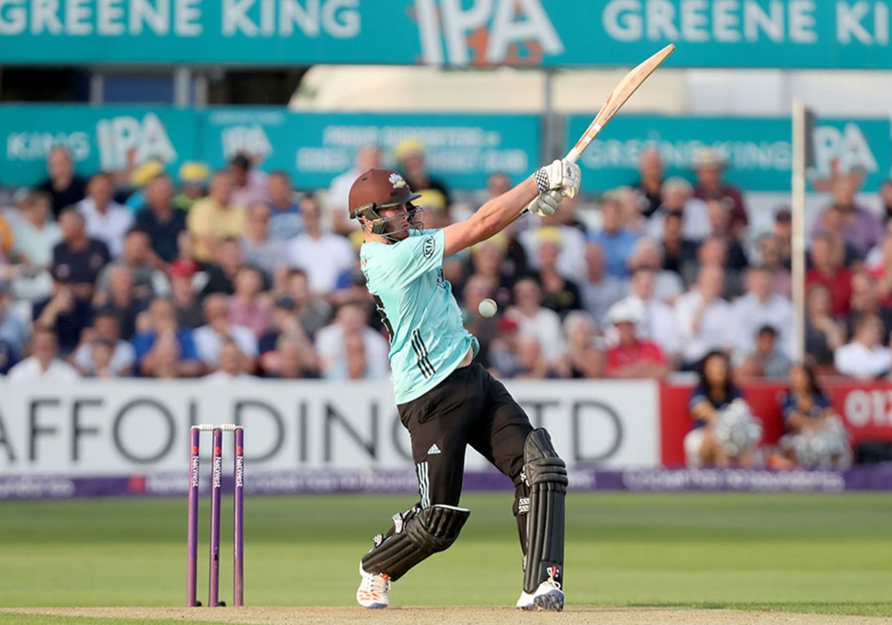 Dom Sibley's 61 kept Surrey's innings on track, Essex v Surrey, NatWest T20 Blast, South Group, Chelmsford, July 7, 2017