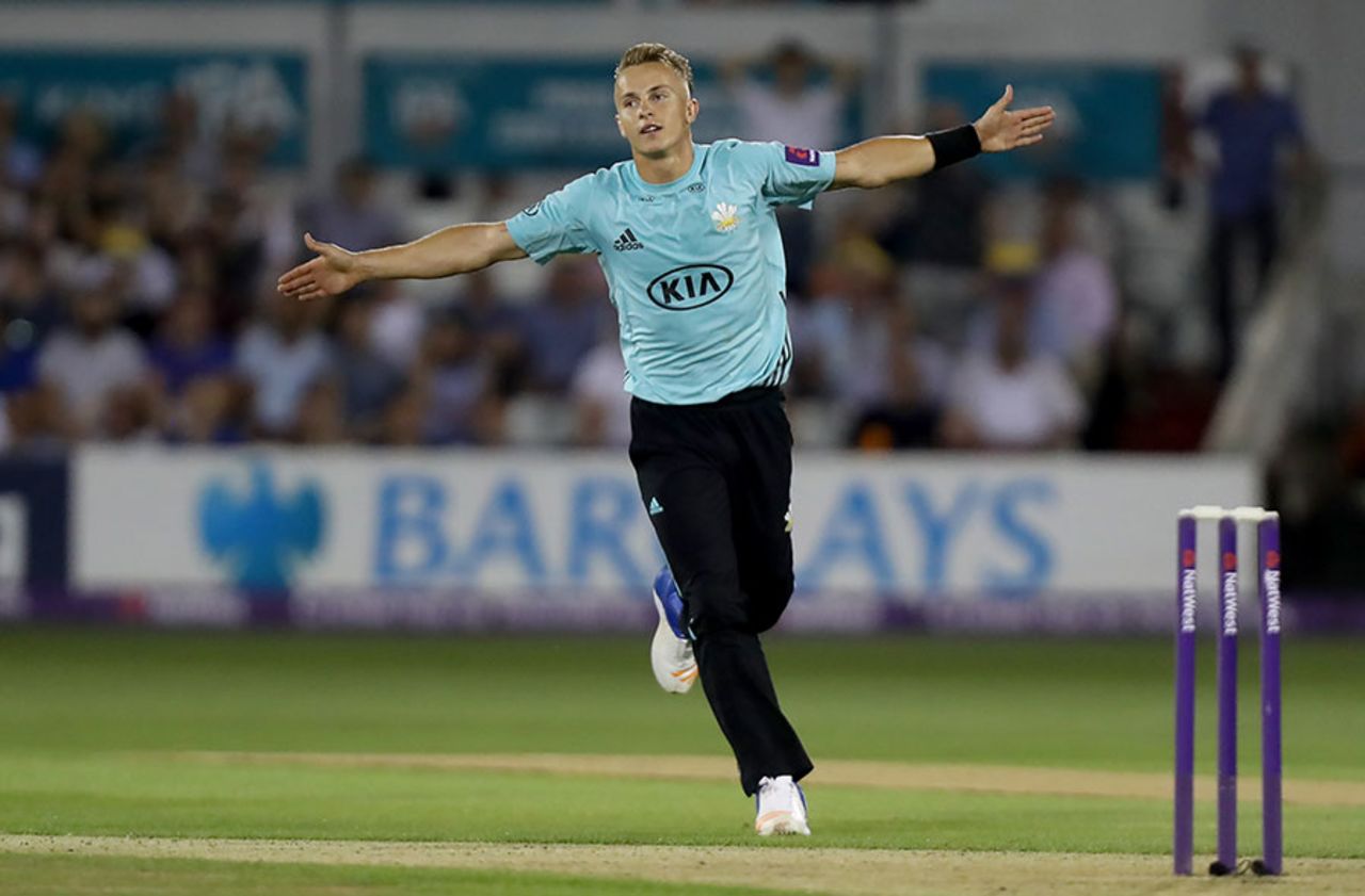 Tom Curran's nerveless final over secured Surrey's victory, Essex v Surrey, NatWest T20 Blast, South Group, Chelmsford, July 7, 2017