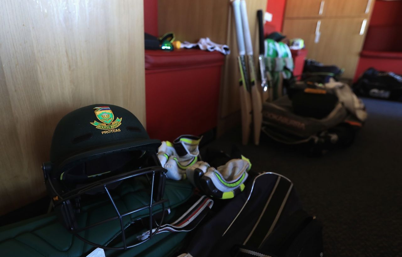 The view of the fly on the wall of the South African dressing room, India v South Africa, Women's World Cup 2017, Leicester, July 8, 2017