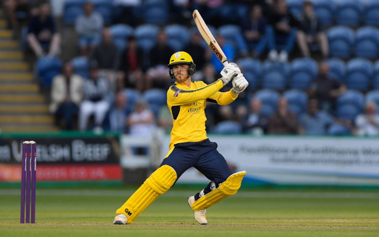 Lewis McManus justified his selection, Glamorgan v Hampshire, NatWest T20 Blast, South Group, Cardiff, July 8, 2017