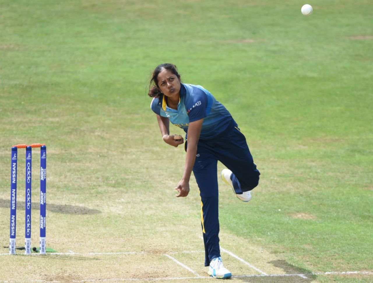 Inoka Ranaweera teased batsmen with flight, West Indies v Sri Lanka, Women's World Cup, July 9, 2017