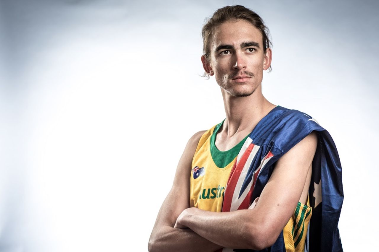Brandon Starc, the brother of Mitchell Starc, and an Olympic athlete, August 17, 2015