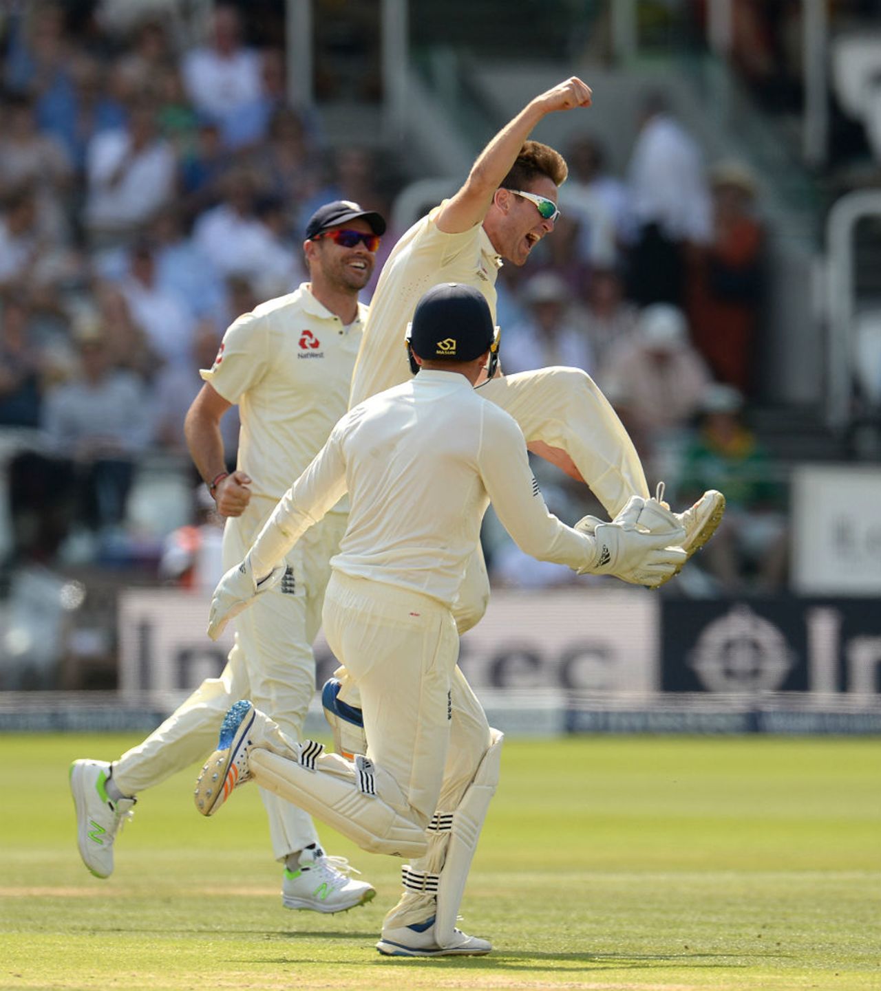 Liam Dawson claimed the big wicket of Hashim Amla, England v South Africa, 1st Investec Test, Lord's, 4th day, July 9, 2017