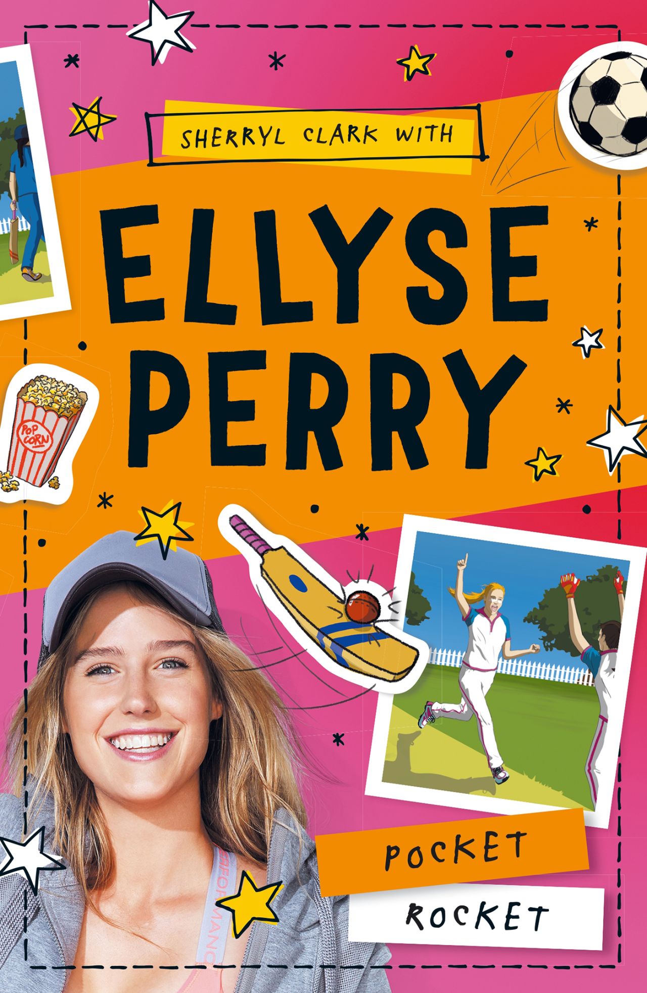 Cover image of Ellyse Perry's book <i>Pocket Rocket</i>