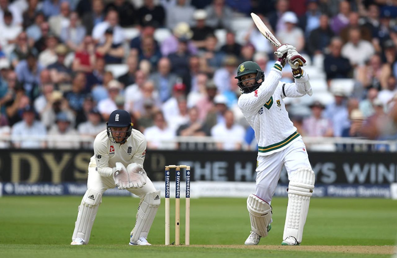 Hashim Amla played some eye-catching strokes, England v South Africa, 2nd Investec Test, Trent Bridge, 1st day, July 14, 2017