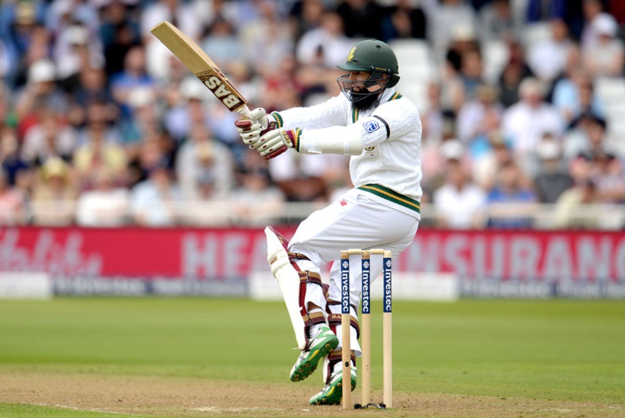 Hashim Amla swivels to pull, England v South Africa, 2nd Investec Test, Trent Bridge, 1st day, July 14, 2017