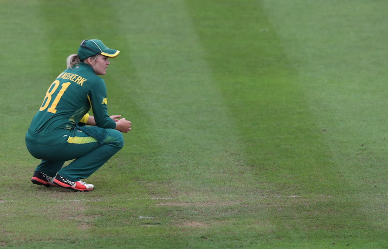 The beginning of the match did not go South Africa's way, Australia v South Africa, Women's World Cup, Taunton, July 15, 2017