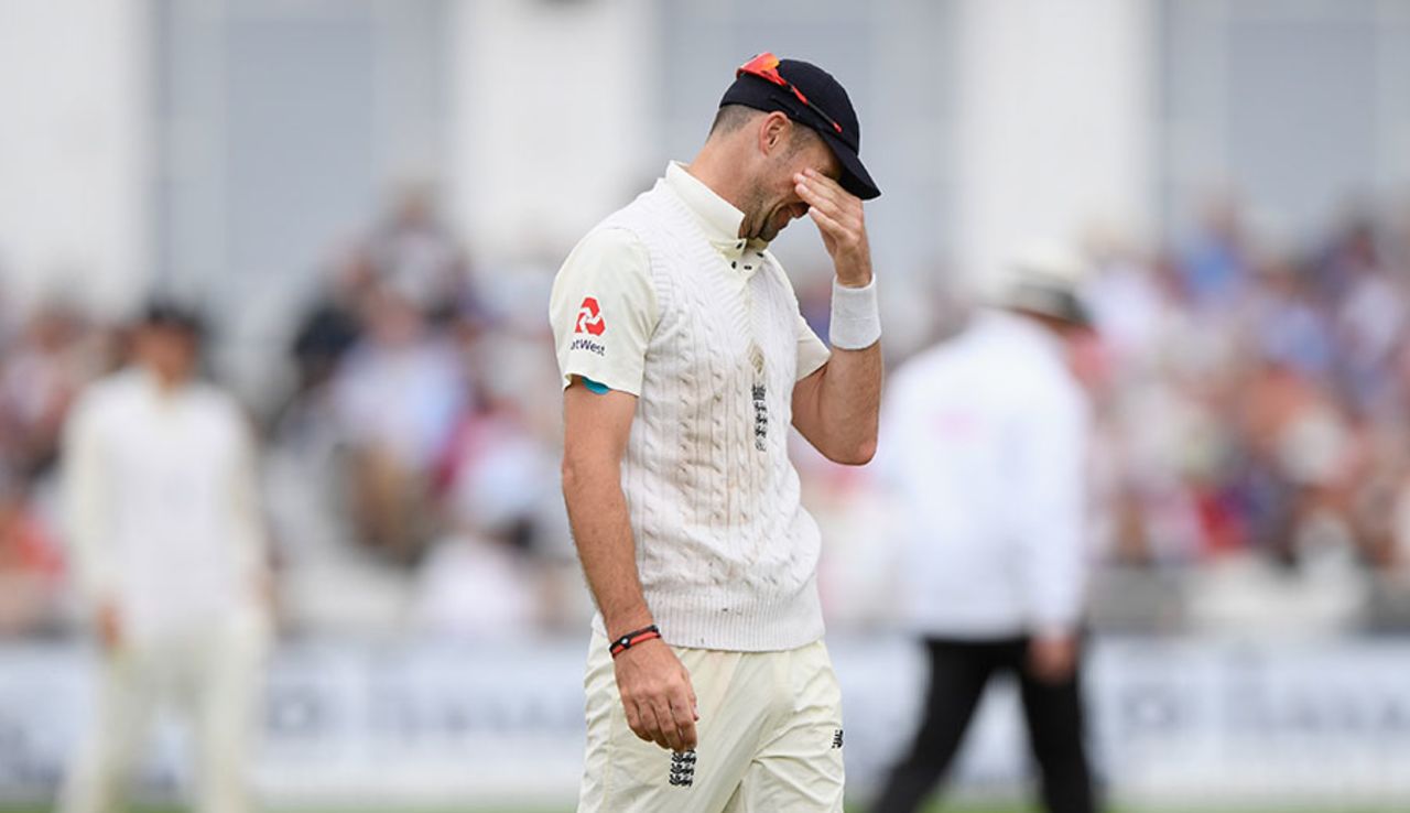 A morning of frustration for James Anderson, England v South Africa, 2nd Investec Test, Trent Bridge, 3rd day, July 16, 2017
