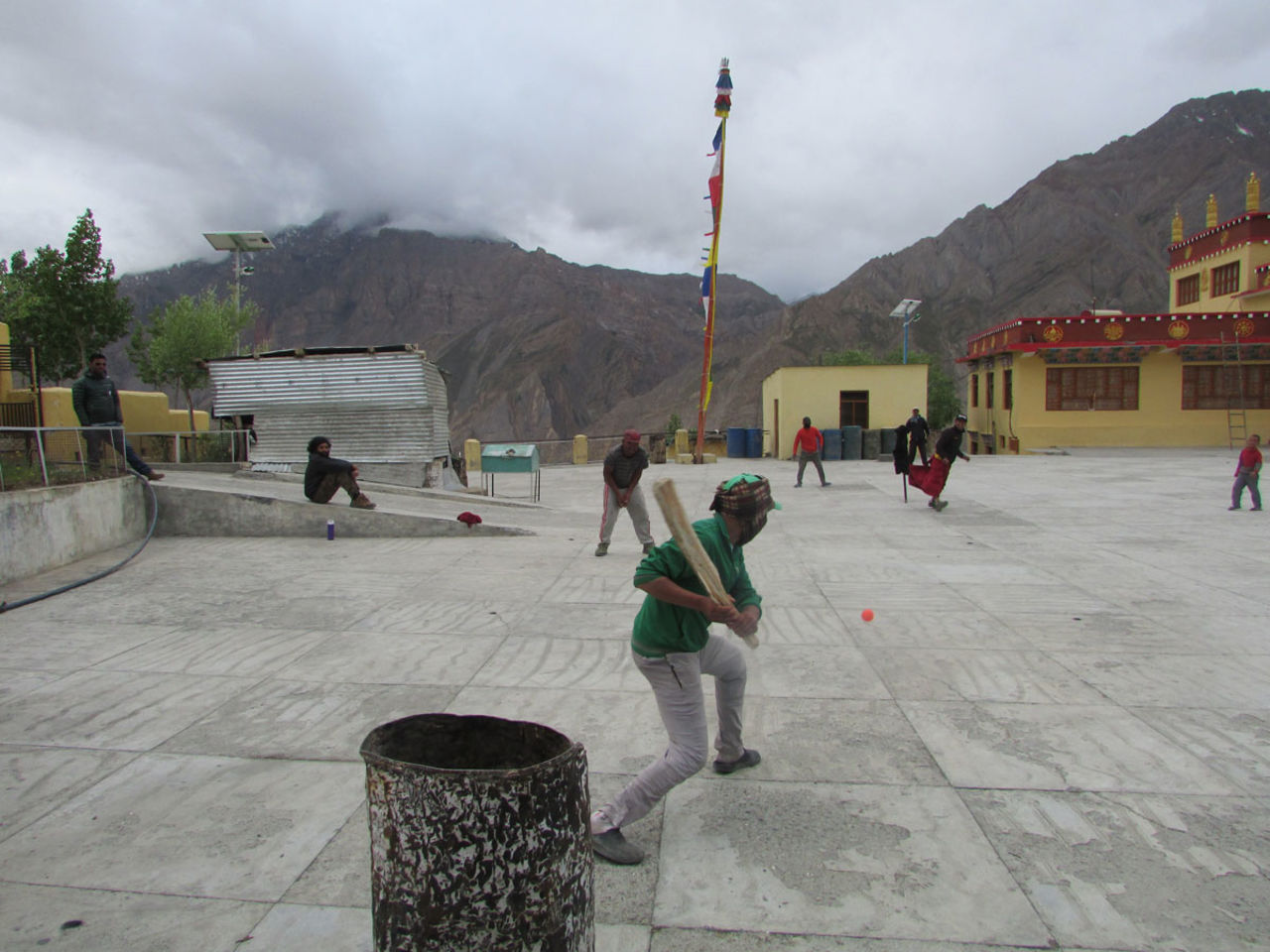 <b>Srinath Sripath</b>: Young monks play cricket at the Dhankar monastery in Spiti Valley, India at an altitude of nearly 12,800 feet. Monks across the valley play cricket and volleyball after their daily prayers, often with locals who live around the monasteries.