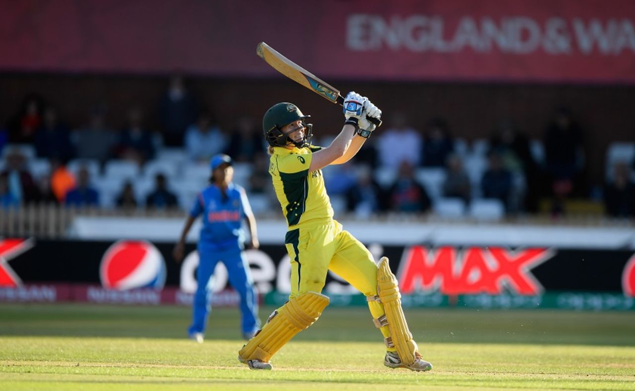 Alex Blackwell did her best to keep Australia in the hunt, Australia v India, Women's World Cup, semi-final, Derby, July 20, 2017