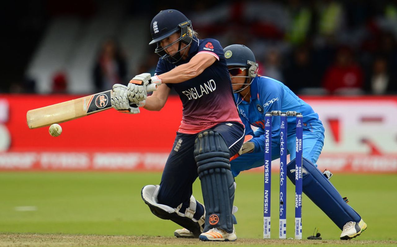 Katherine Brunt helped rebuild after a collapse, England v India, Women's World Cup final 2017, Lord's, July 23, 2017