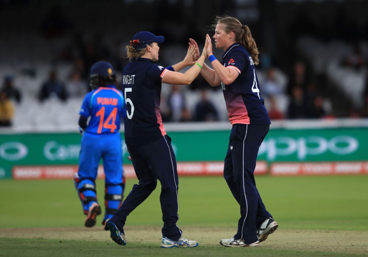 Anya Shrubsole claimed vital breakthroughs, England v India, Women's World Cup final, Lord's, July 23, 2017