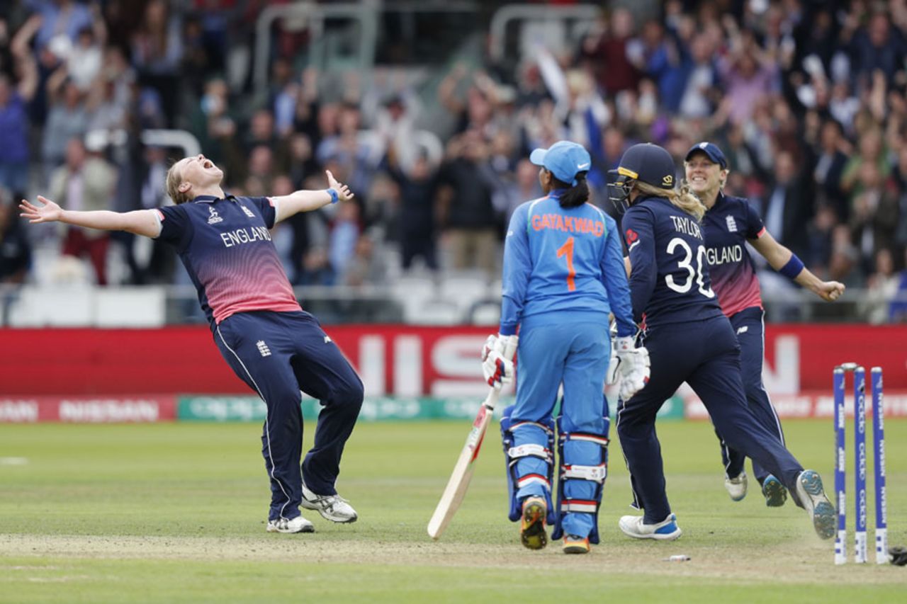 The moment England became World Champions, England v India, Women's World Cup final, Lord's, July 23, 2017