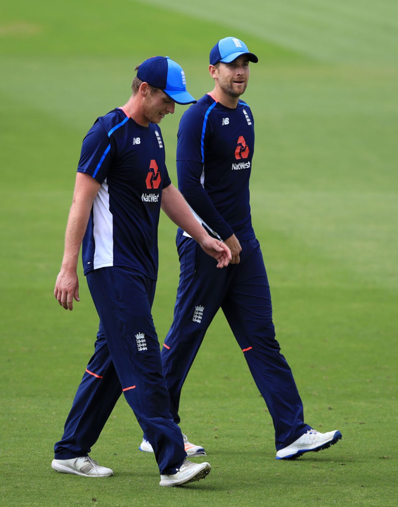 Tom Westley and Dawid Malan take part in training after their maiden Test call-ups, The Oval, July 25, 2017