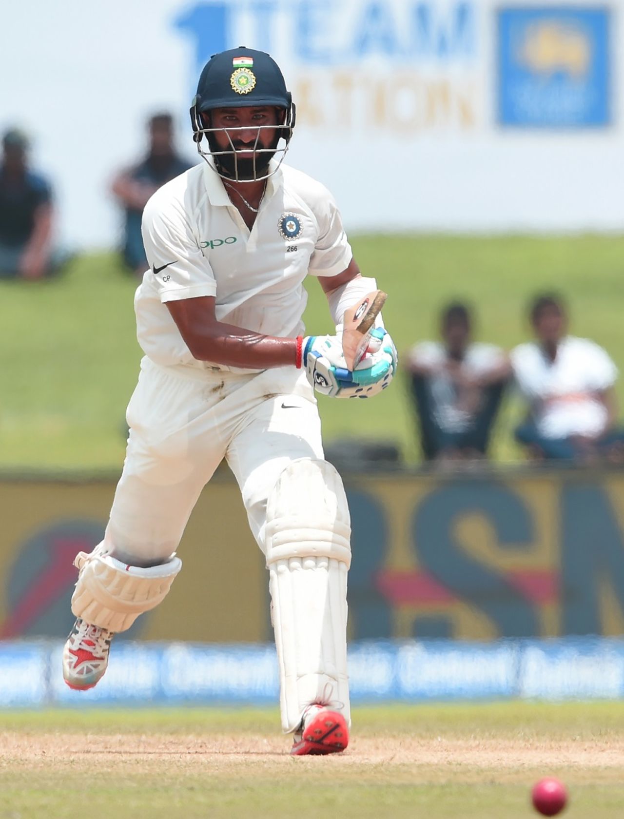 Cheteshwar Pujara was busy from the get-go, Sri Lanka v India, 1st Test, Galle, 1st day, July 26, 2017