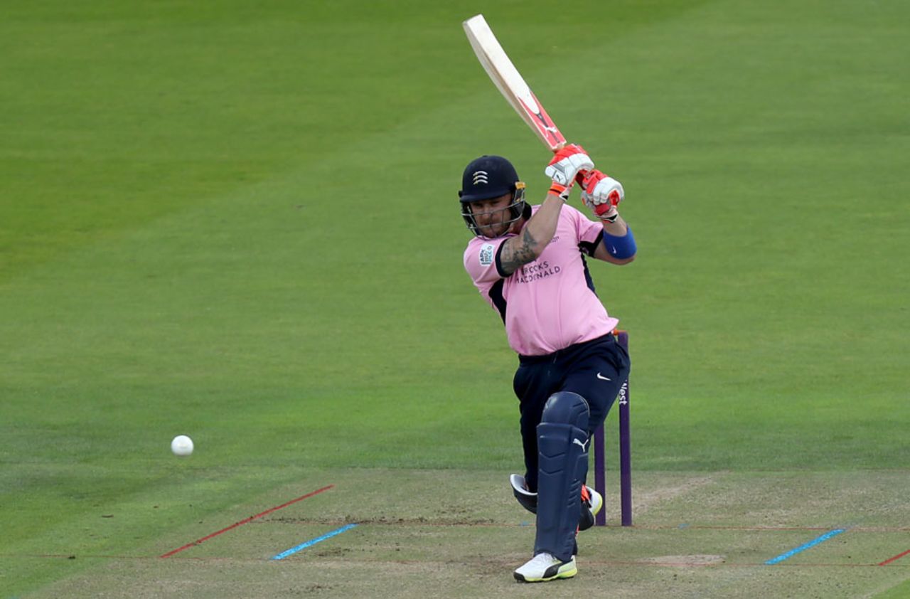 Brendon McCullum smashed 63 off 28 balls, Middlesex v Essex, NatWest T20 Blast, South Group, Lord's, July 27, 2017
