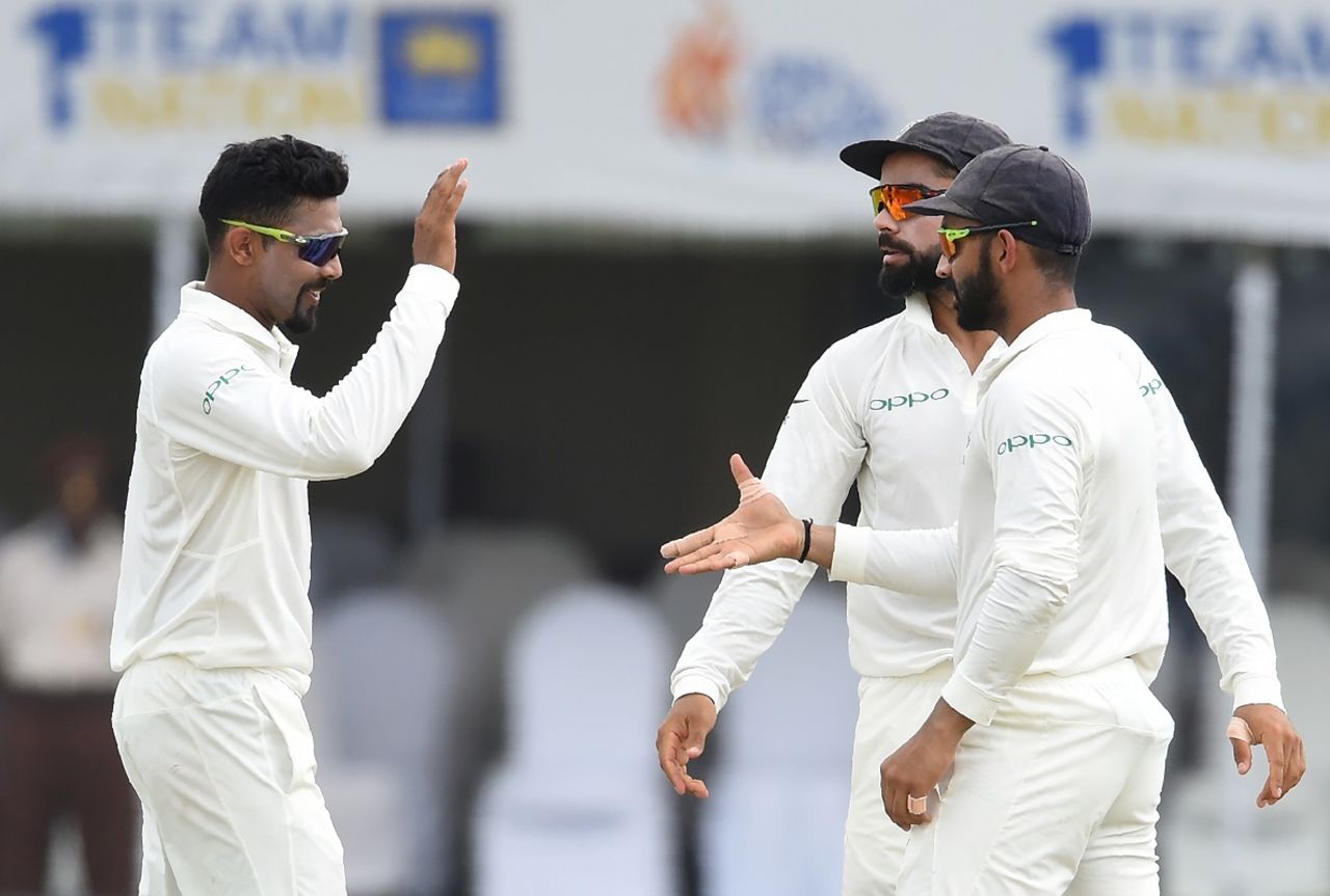 Ravindra Jadeja was excellent with his control of pace and flight, Sri Lanka v India, 1st Test, Galle, 3rd day, July 28, 2017
