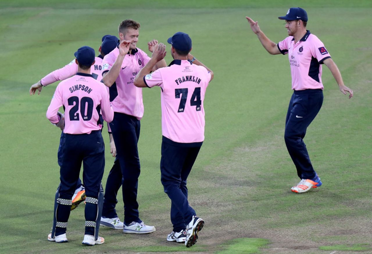 Tom Helm claimed career-best figures of 5 for 11, Middlesex v Essex, NatWest T20 Blast, South Group, Lord's, July 27, 2017