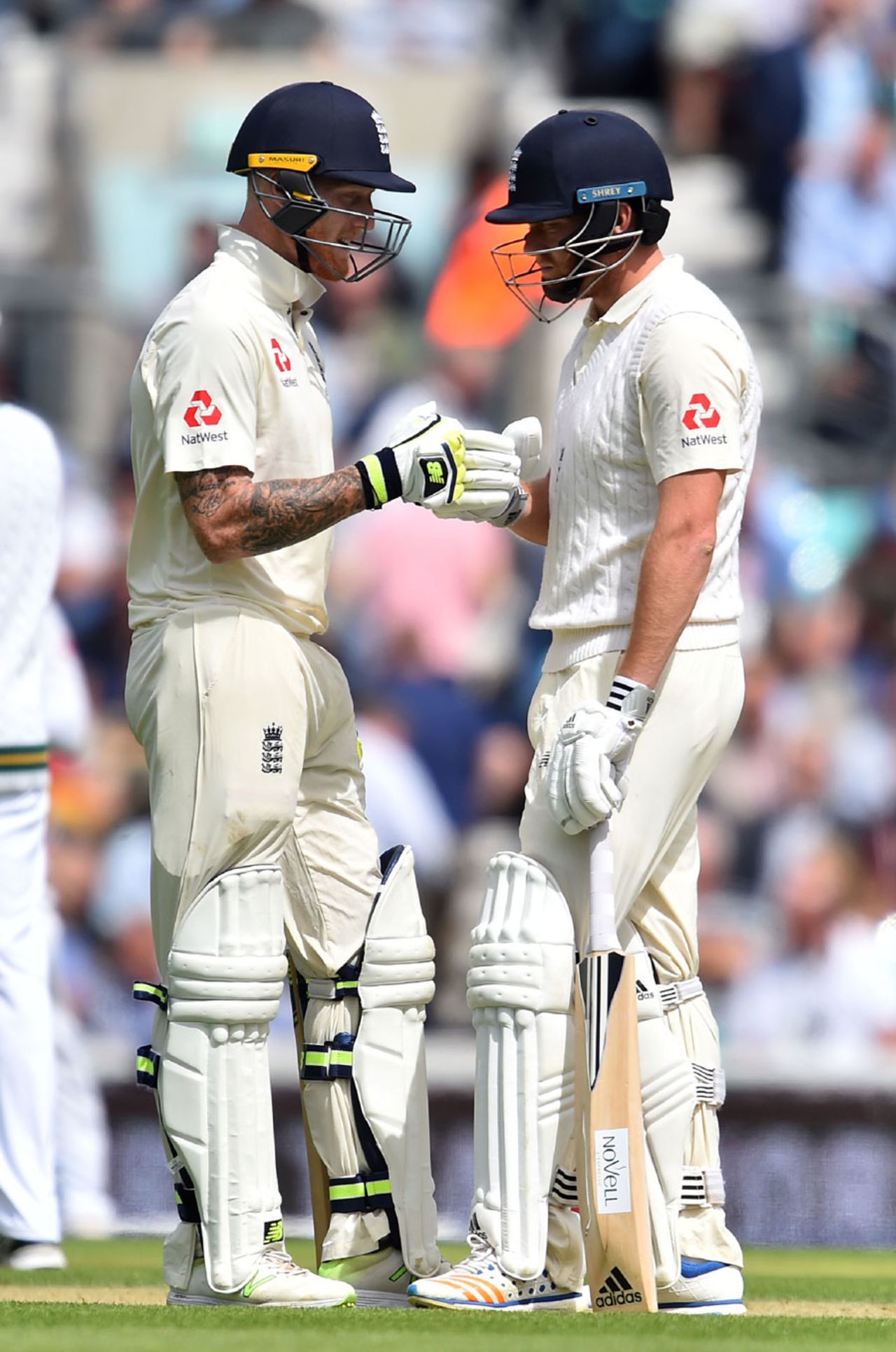 Ben Stokes and Jonny Bairstow added 75 in short order, England v South Africa, 3rd Investec Test, The Oval, 2nd day, July 28, 2017
