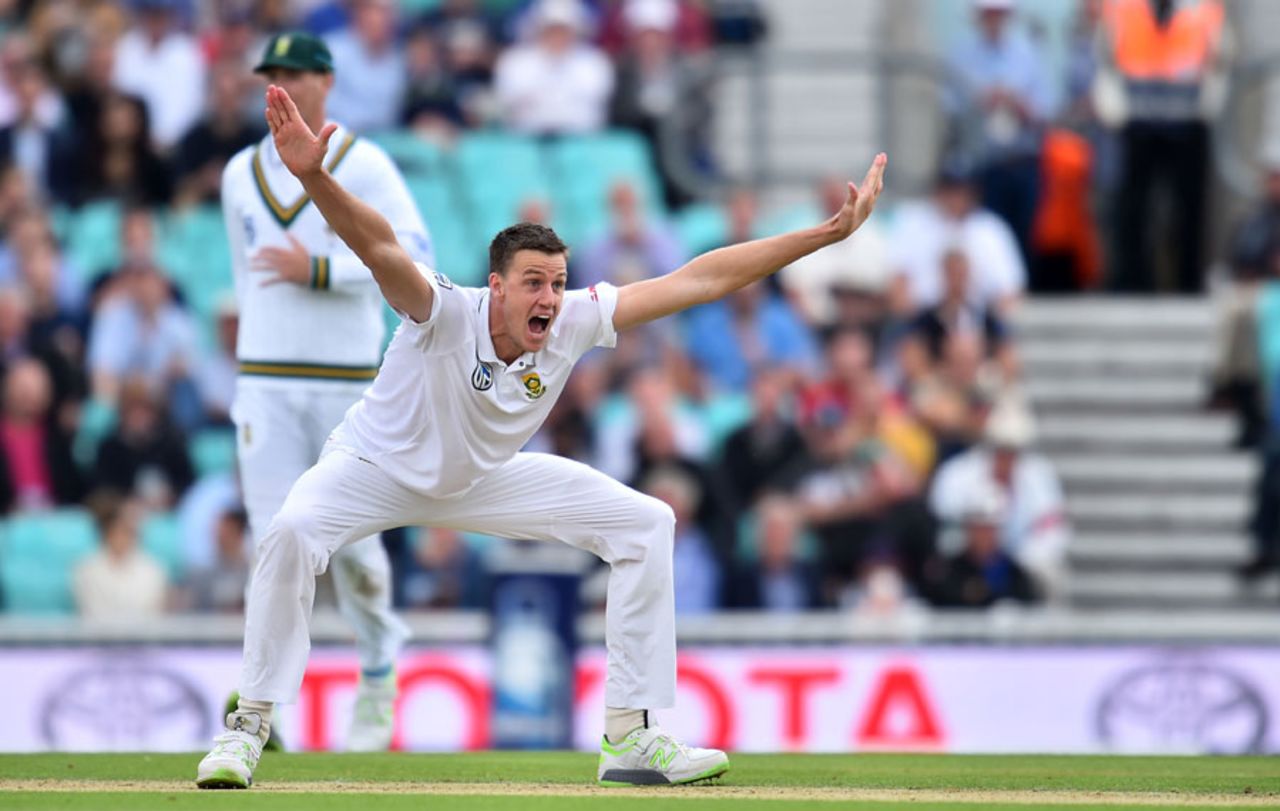 Morne Morkel won an appeal against Moeen Ali after a review, England v South Africa, 3rd Investec Test, The Oval, 2nd day, July 28, 2017