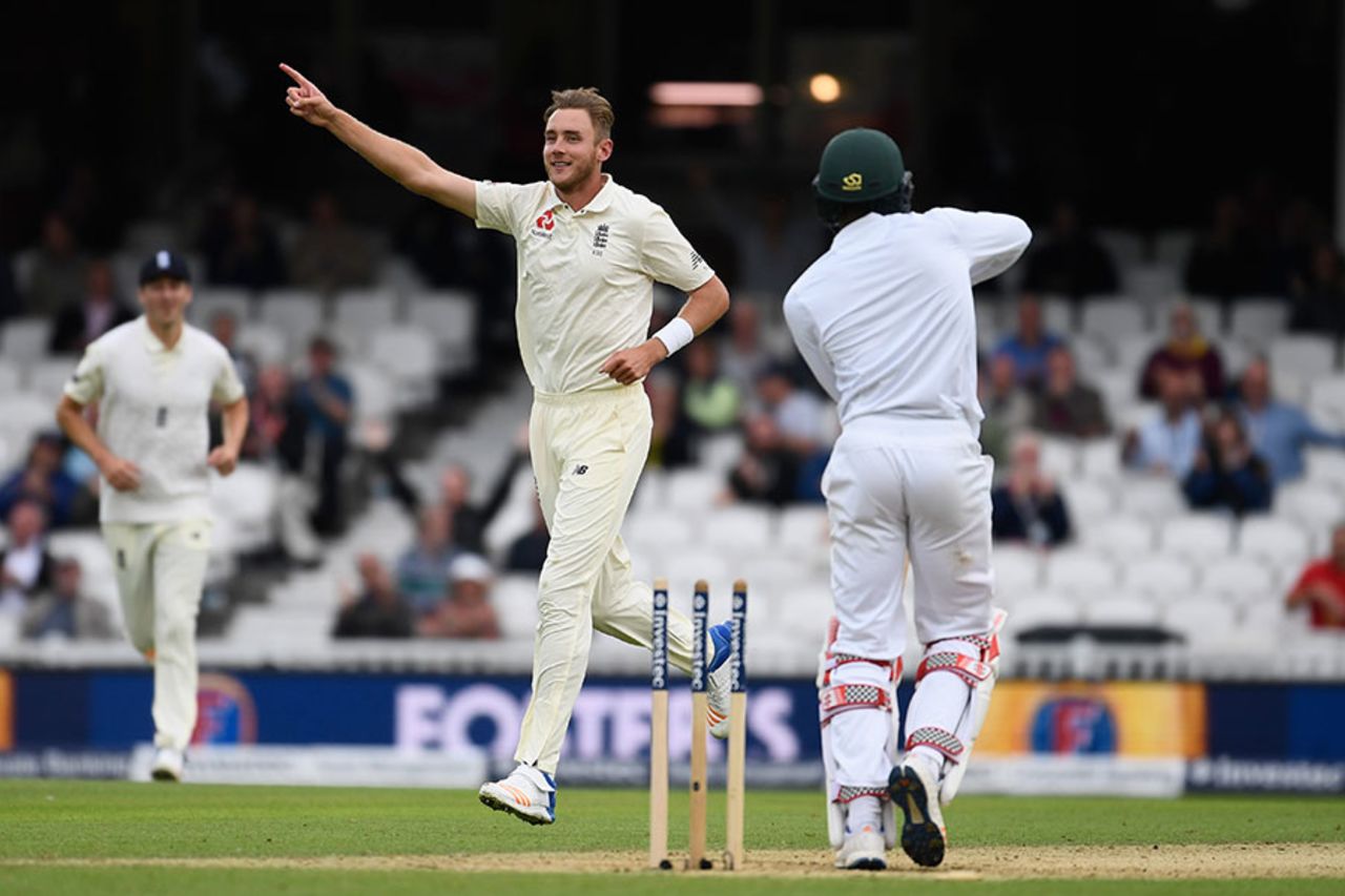 Stuart Broad produced a beauty to remove Morne Morkel, England v South Africa, 3rd Investec Test, The Oval, 2nd day, July 28, 2017
