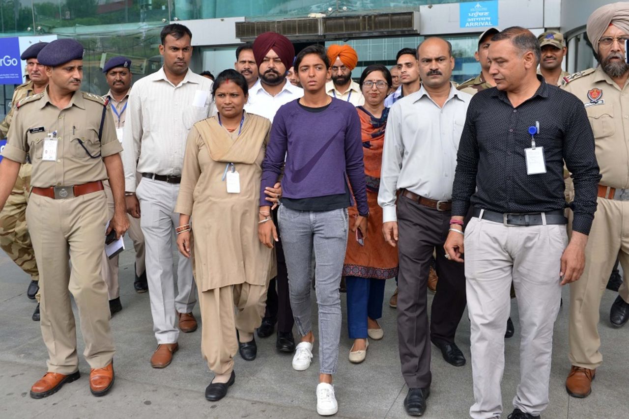 Harmanpreet Kaur arrives in Amritsar, Amritsar, July 30, 2017