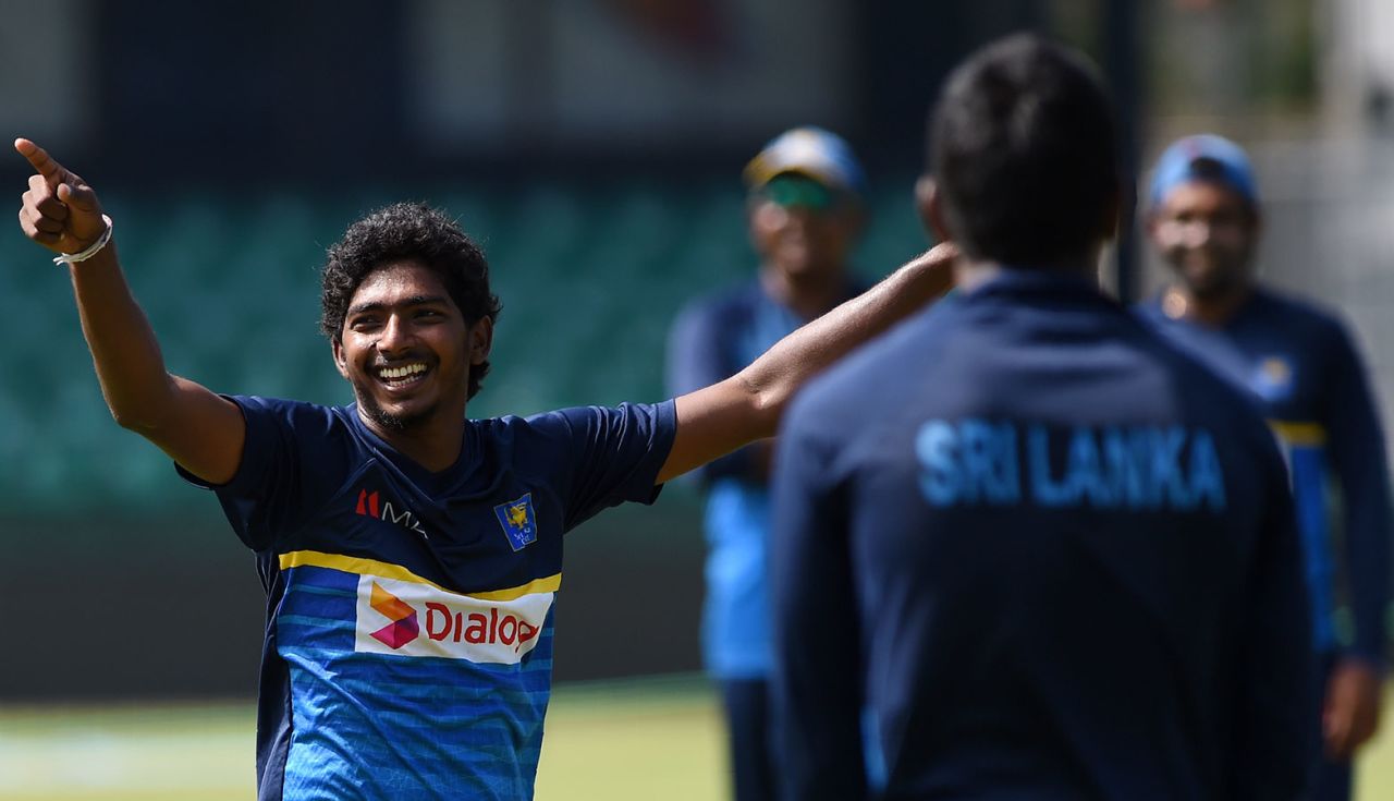 Lakshan Sandakan was called up as bowling cover after a few fitness niggles for Sri Lanka, Colombo, August 2, 2017