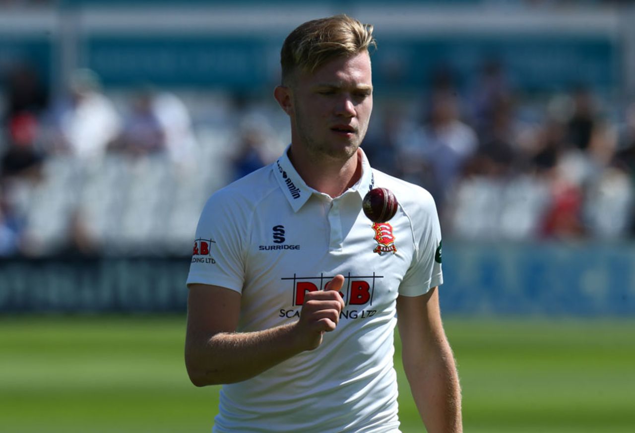 Sam Cook was making his Essex debut, Essex v West Indians, Tour match, Chelmsford, 1st day, August 1, 2017