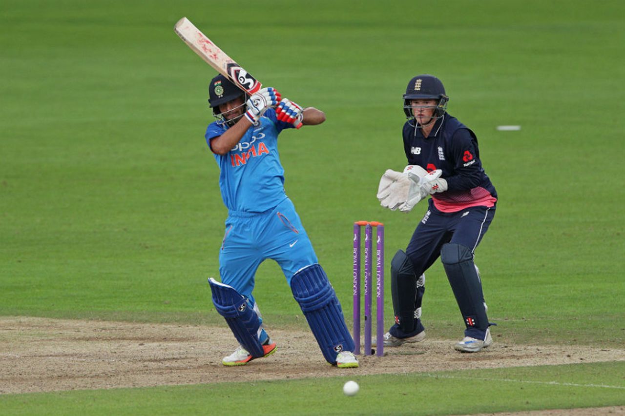 Himanshu Rana clips to leg, England U19 v India U19, 2nd Youth ODI, Canterbury, August 9, 2017