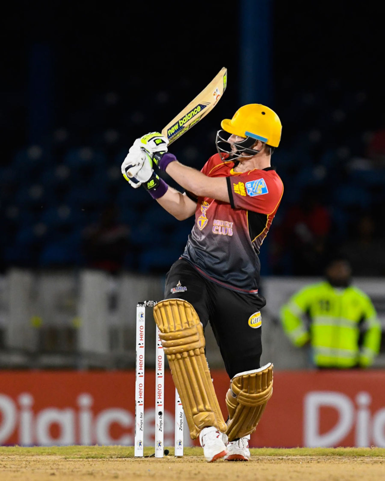 Colin Munro plays a ramp over short fine , T&T Riders v Jamaica Tallawahs, CPL 2017, Port of Spain