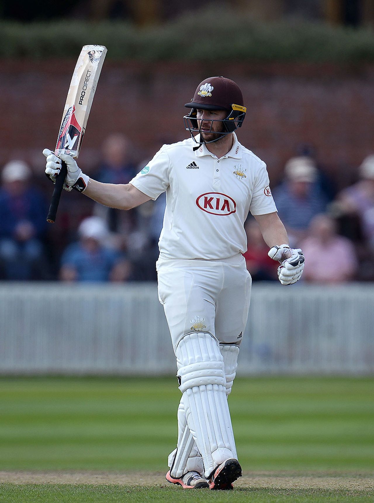 Mark Stoneman made a timely fifty for Surrey against Somerset, Somerset v Surrey, County Championship, Division One, Taunton, 4th day, August 10, 2017