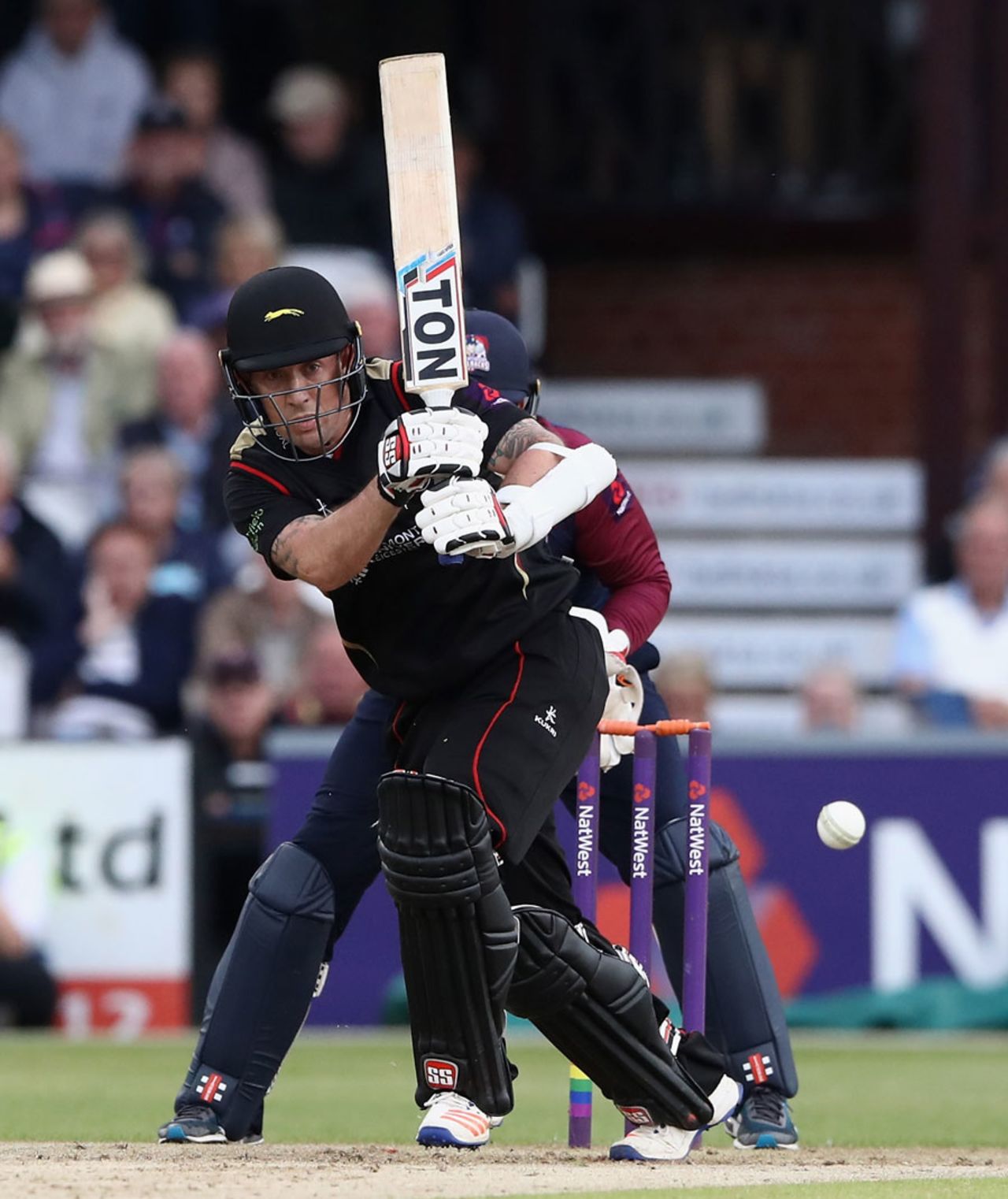 Luke Ronchi hammered 59 off 36 balls, Northamptonshire v Leicestershire, NatWest T20 Blast, North Group, Wantage Road, August 11, 2017