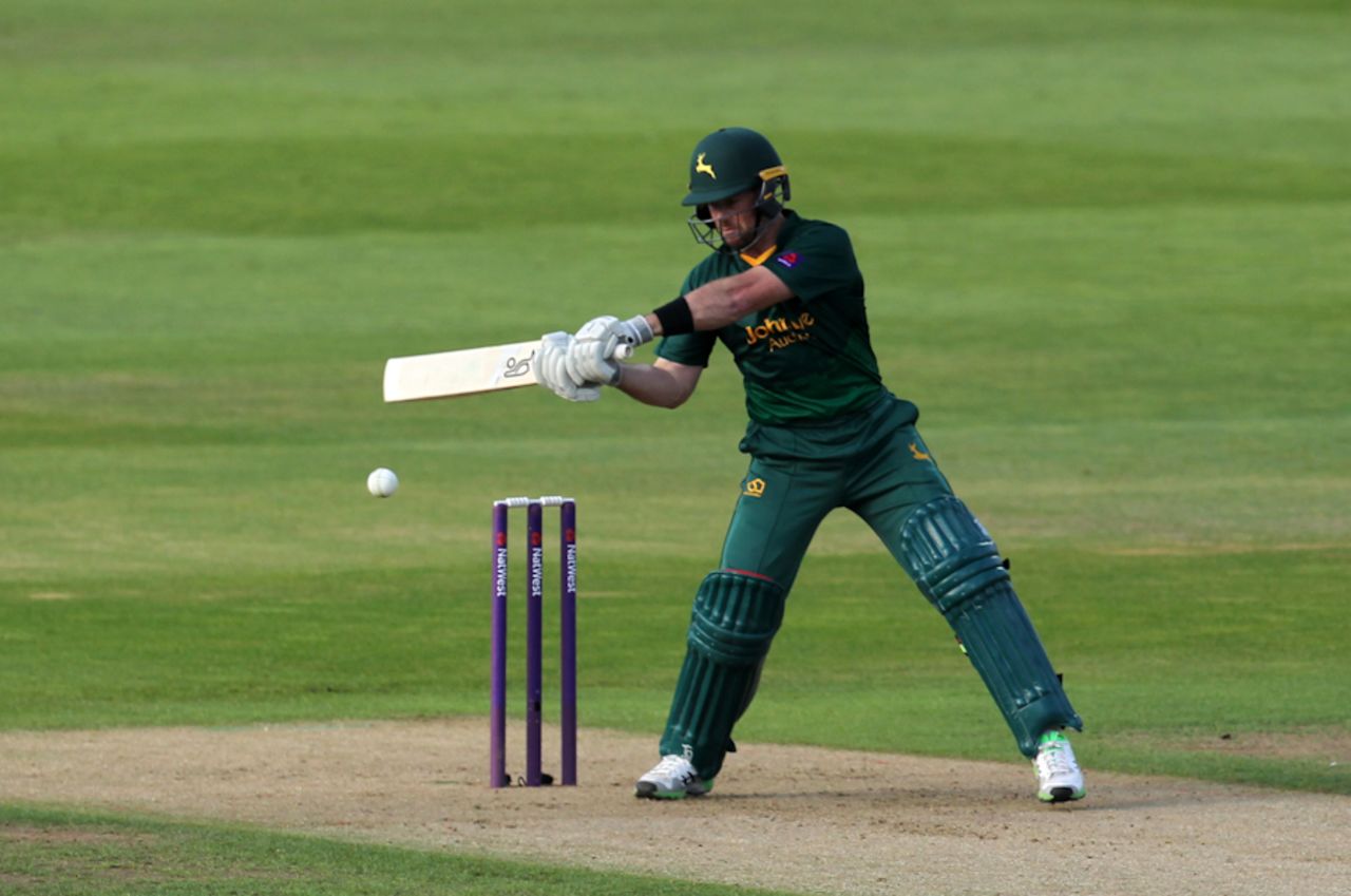 Dan Christian guided Notts into the last eight, Worcestershire v Notts, NatWest Blast, North Group, Worcester, August 13, 2017