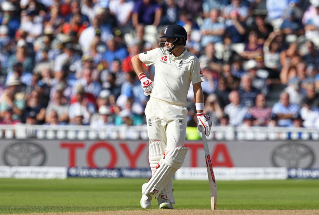 Joe Root made at least fifty for the 11th consecutive Test, England v West Indies, 1st Investec Test, Edgbaston, 1st day, August 17, 2017