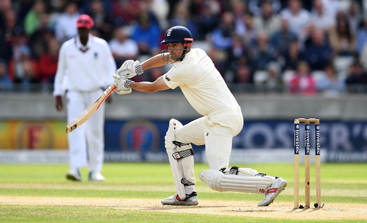 Alastair Cook kept churning out the runs, England v West Indies, 1st Investec Test, Edgbaston, 2nd day, August 18, 2017