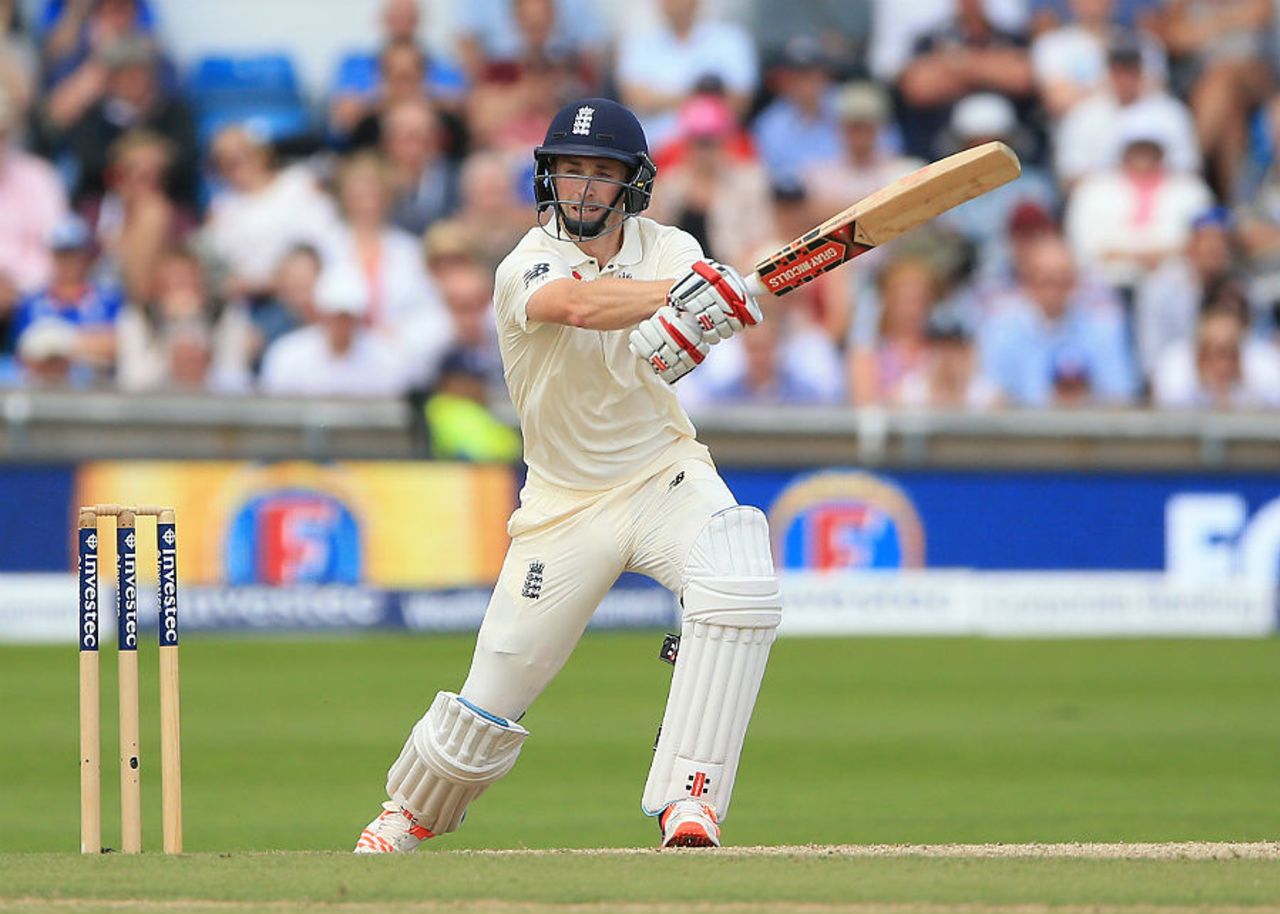 Chris Woakes' fifty allowed England to declare with a lead of 322, England v West Indies, 2nd Investec Test, Headingley, 4th day, August 28, 2017