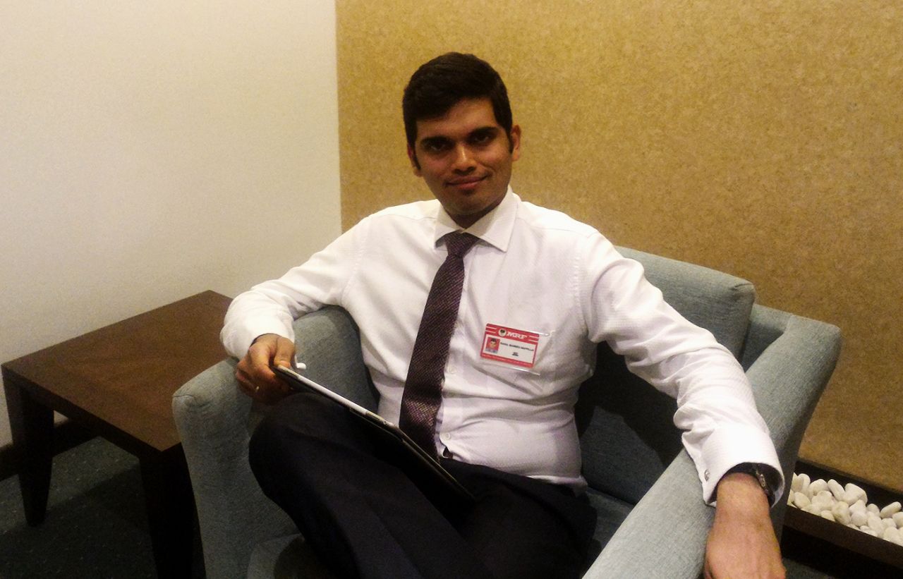 Rahul Mammen, the managing director of the MRF Pace Foundation in Chennai, 2017
