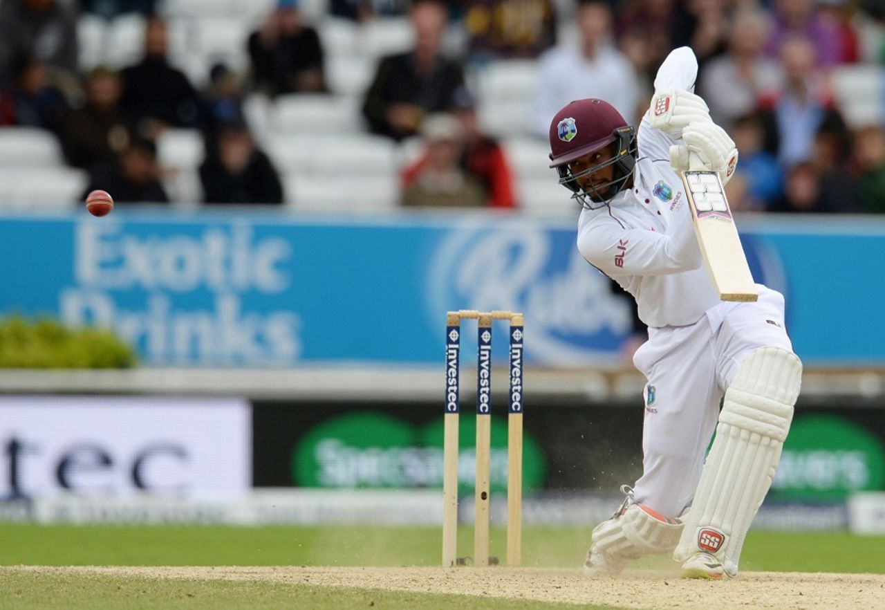 Shai Hope became the first man to score two centuries in a first-class match at Headingley, England v West Indies, 2nd Investec Test, Headingley, 5th day, August 29, 2017