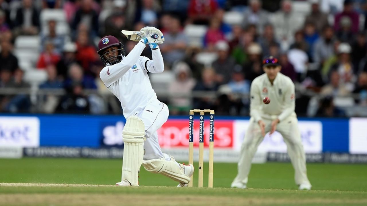 Jermaine Blackwood hastened West Indies' push for a win, England v West Indies, 2nd Investec Test, Headingley, 5th day, August 29, 2017