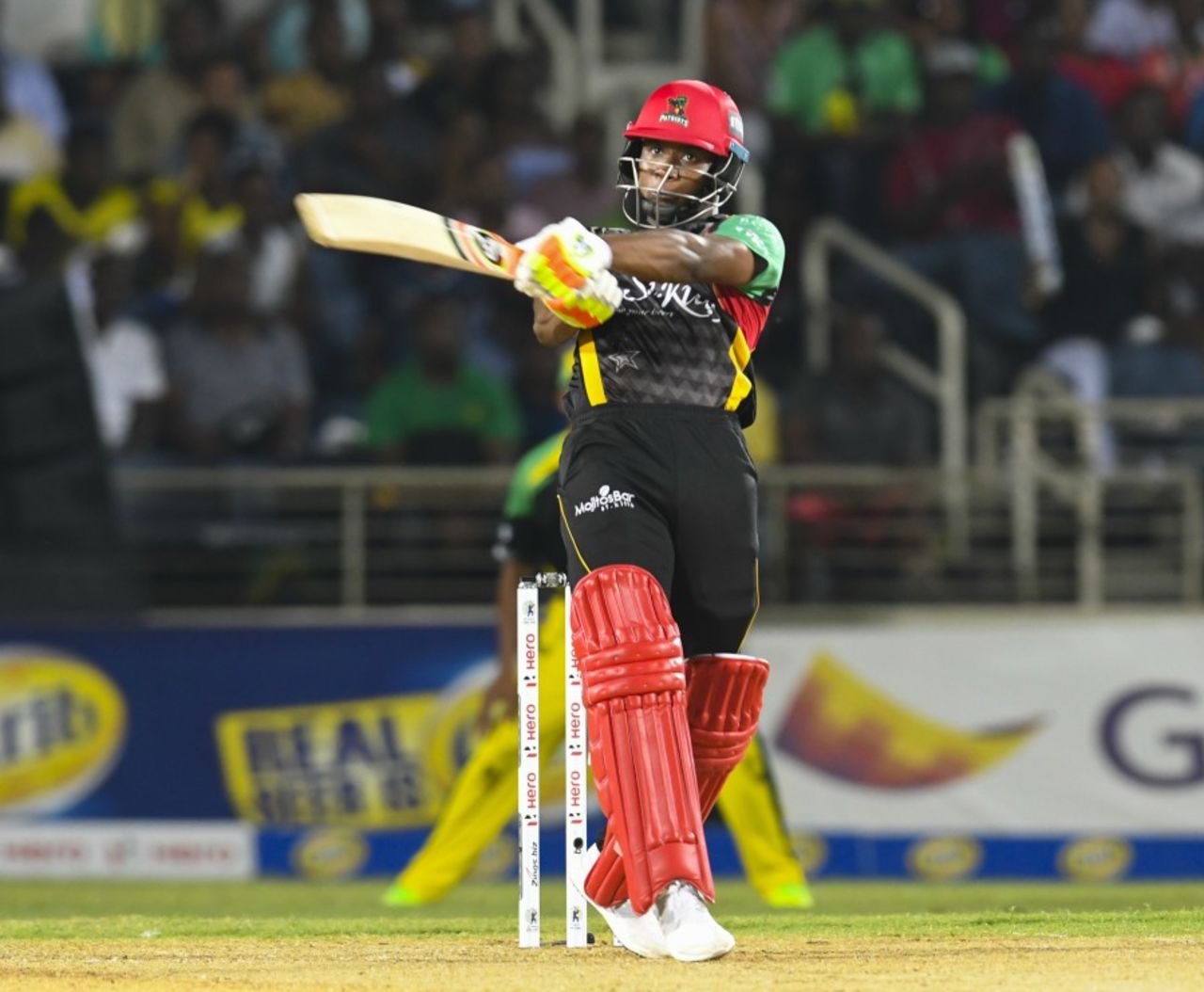 Evin Lewis blitzed 40 off 17 balls, Jamaica Tallawahs v St Kitts and Nevis Patriots, CPL 2017, Kingston, August 30, 2017