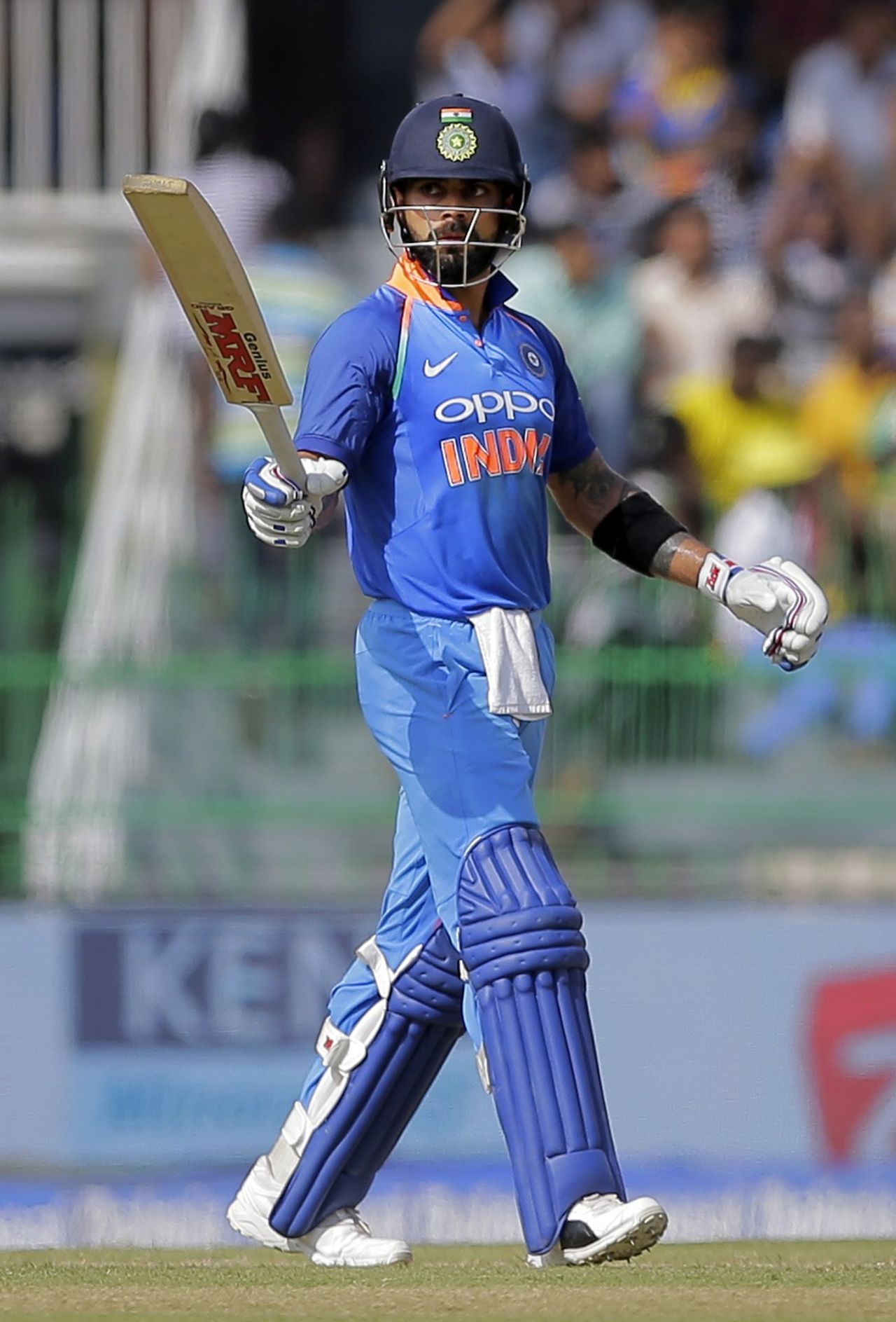 Virat Kohli reached his fifty in 38 balls, Sri Lanka v India, 4th ODI, Colombo, August 31, 2017