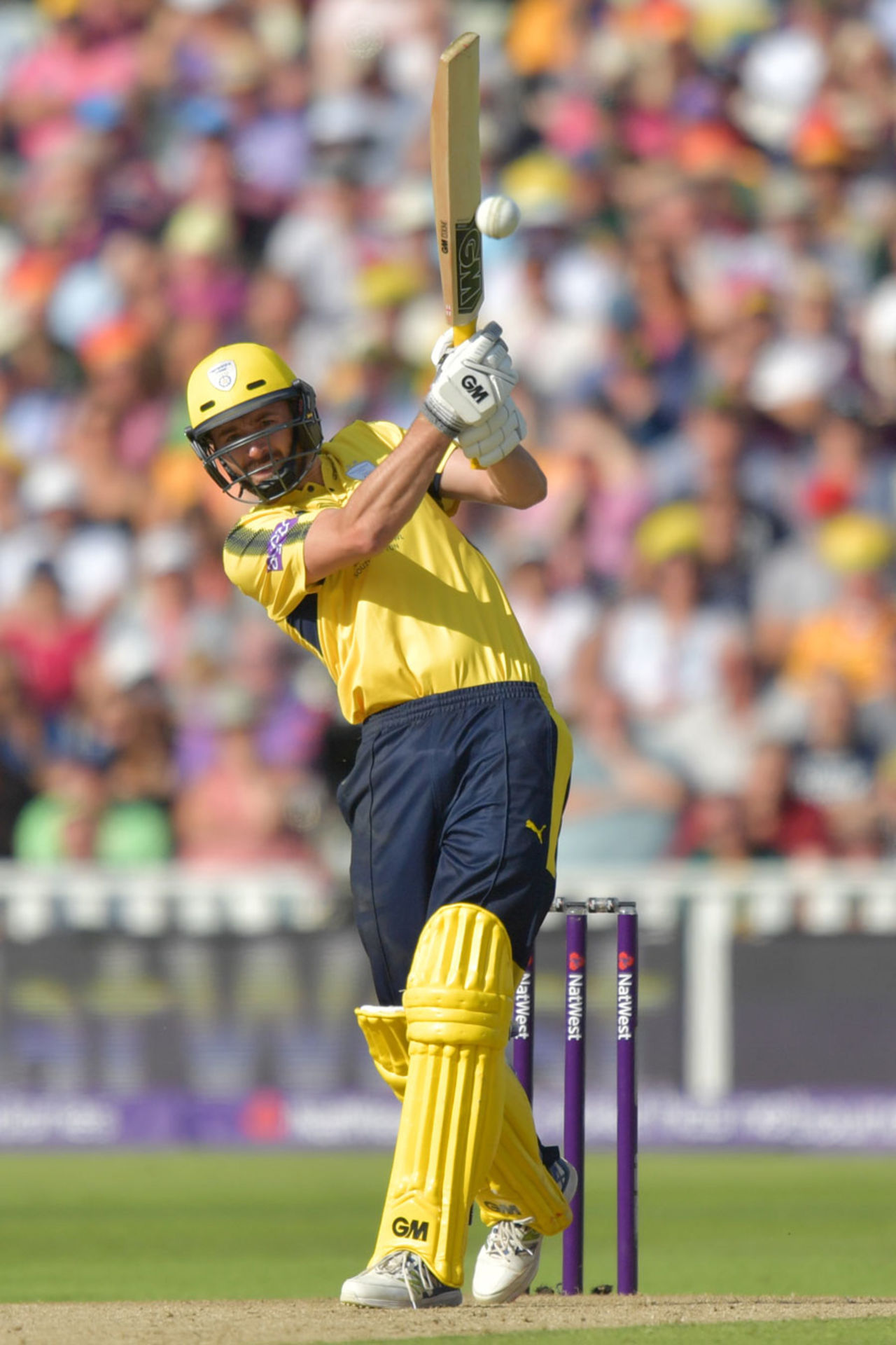 James Vince's fifty carried the chase, Hampshire v Nottinghamshire, NatWest T20 Blast, 2nd semi-final, Edgbaston, September 2, 2017