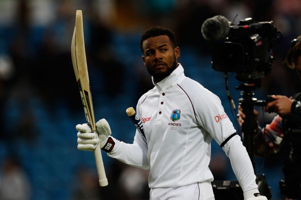 Shai Hope walks back after the win, England v West Indies, 2nd Investec Test, Headingley, 5th day, August 29, 2017 
