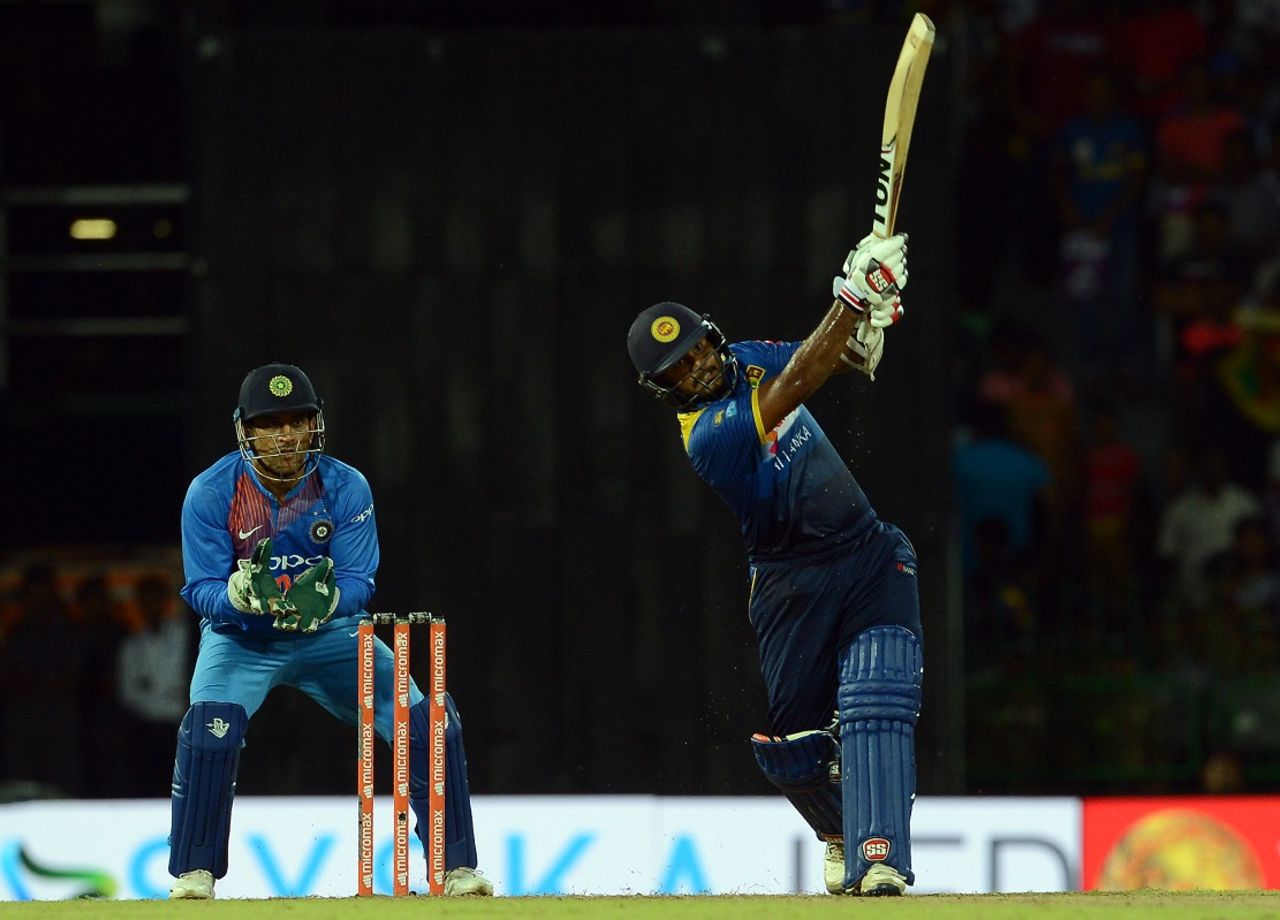 Dilshan Munaweera struck his maiden fifty, off only 26 balls, Sri Lanka v India, Only T20I, Colombo, September 6, 2017
