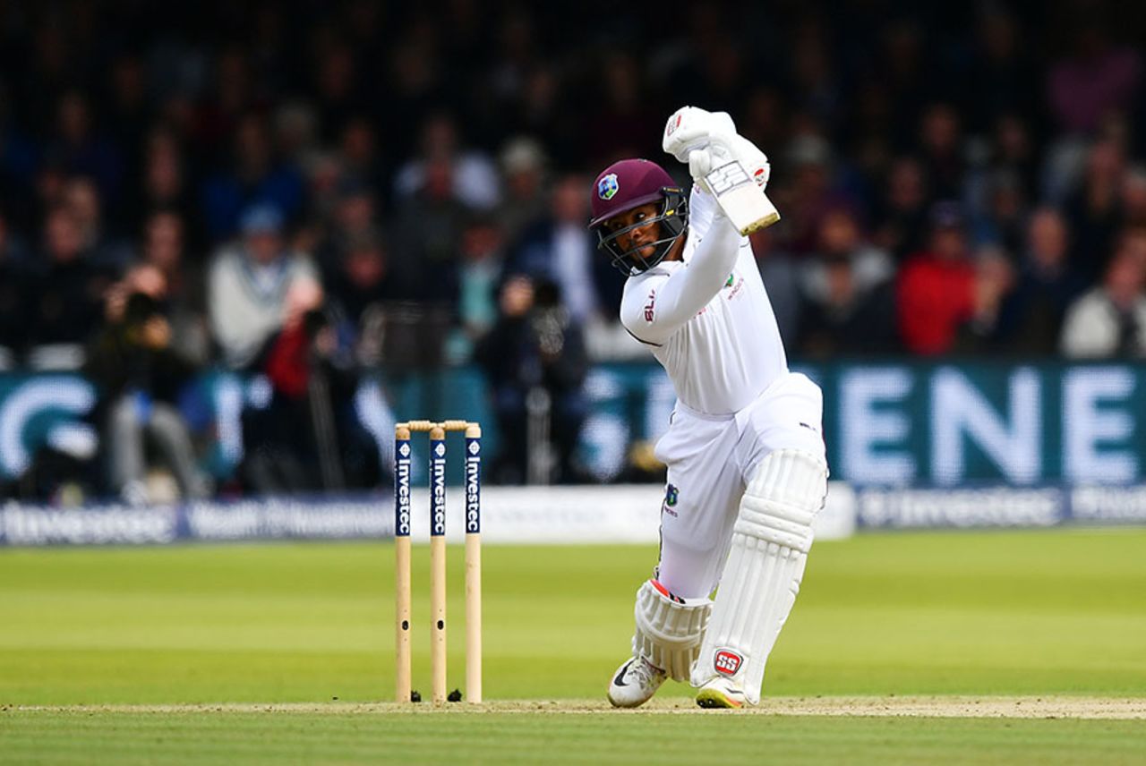 Shai Hope played some confident drives, England v West Indies, 3rd Investec Test, Lord's, 1st day, September 7, 2017